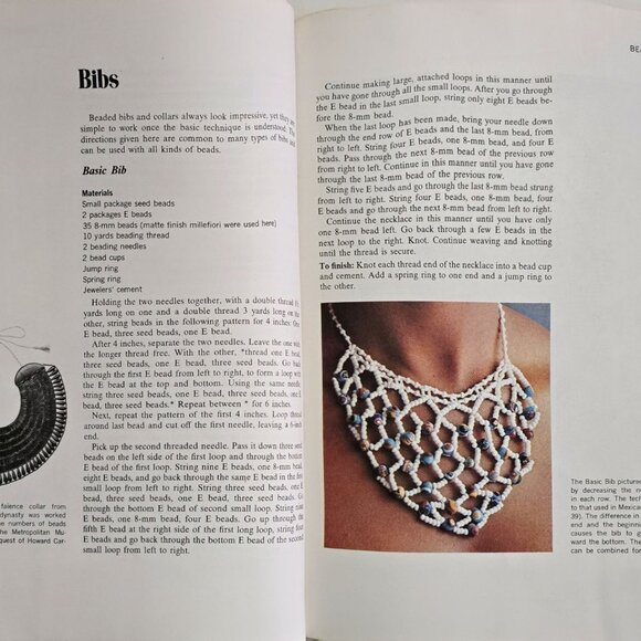 Step By Step Bead Craft 1974 Paperback Golden Press by Judith Glassman - Picture 9 of 14